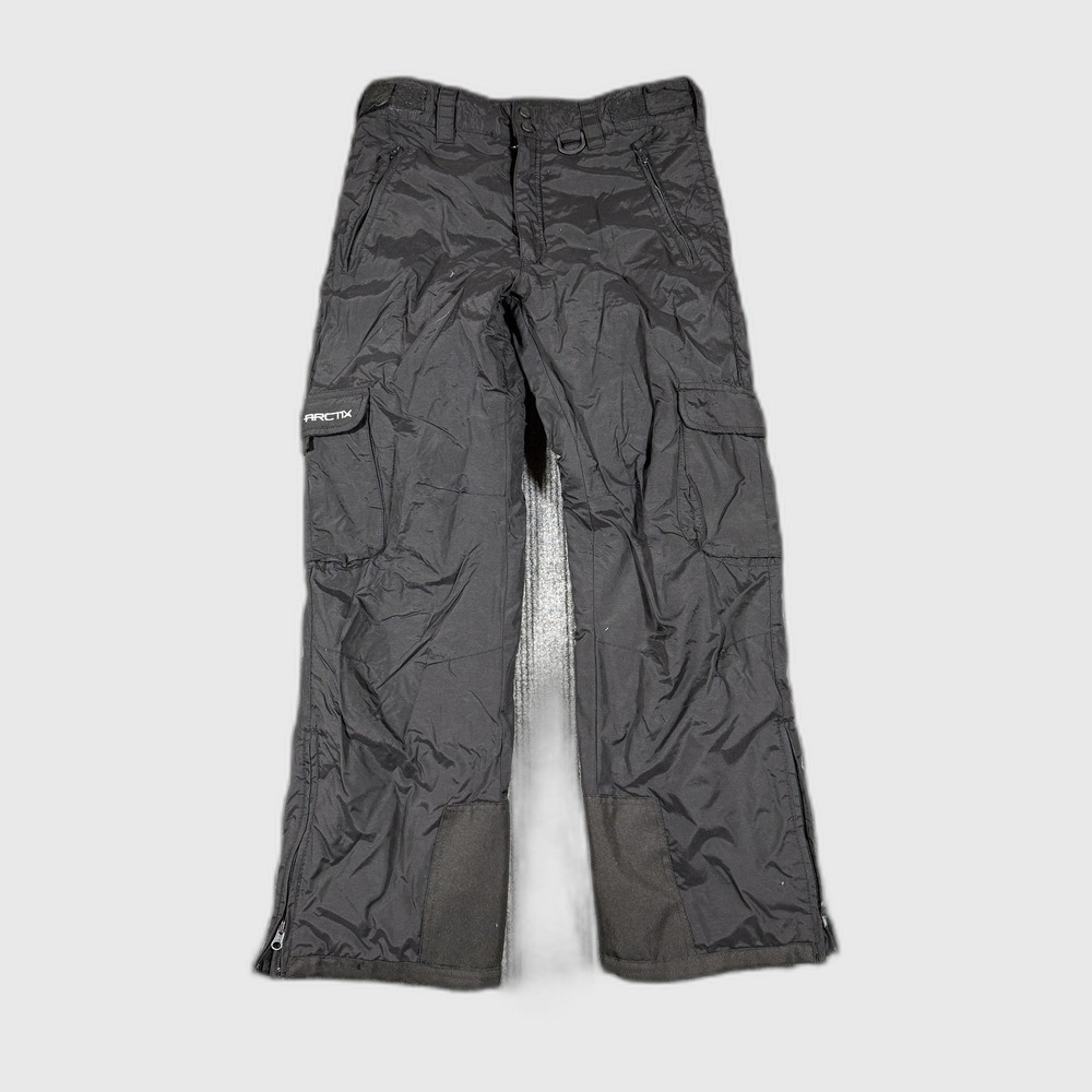 Arctix Mens Small Black Insulated Snow Pants Ski Snowboard Cargo 1960-00